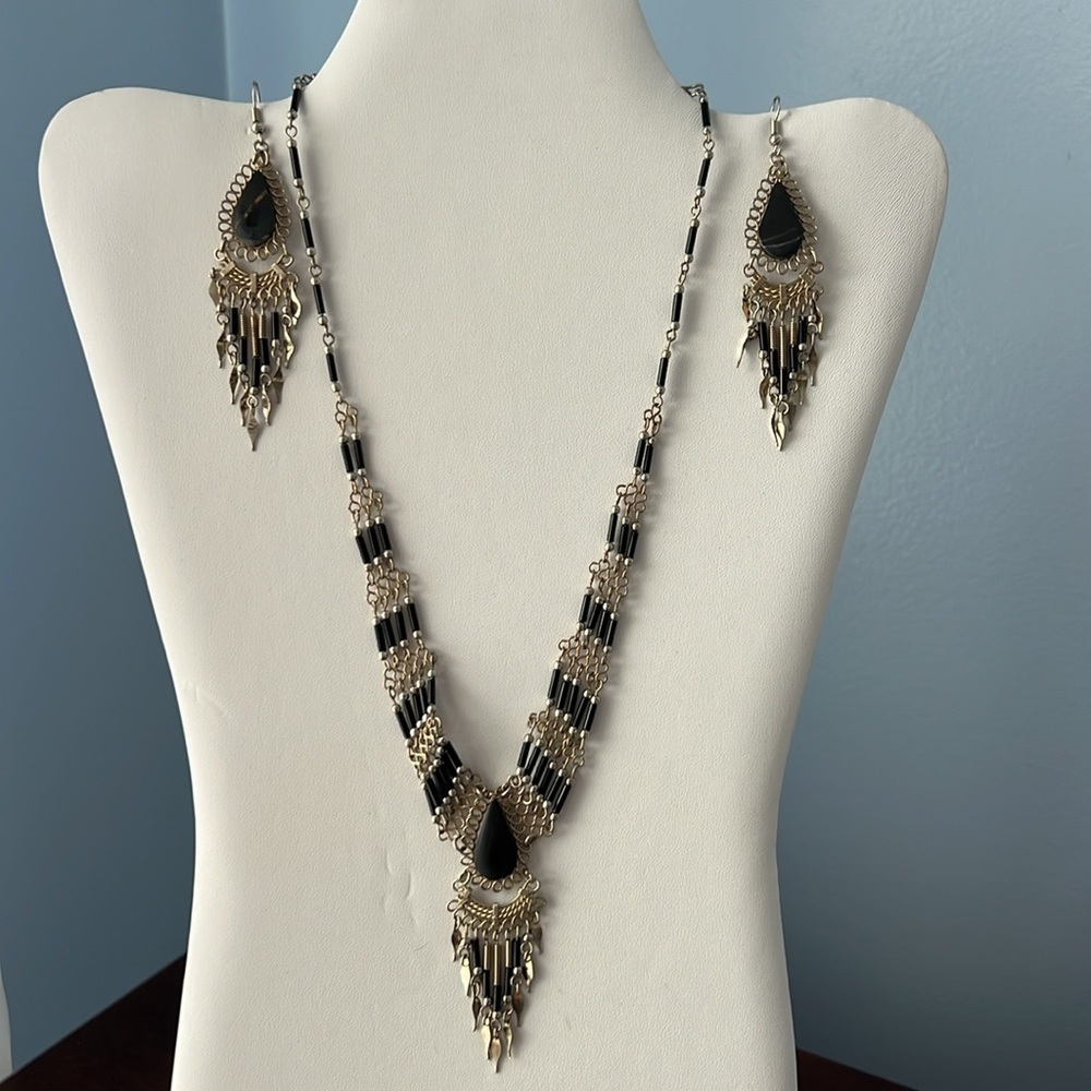 Native American style jewelry set- necklace, earrings and bracelet- NWOT - Picture 2 of 11